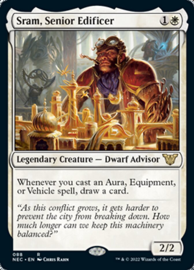 Sram, Senior Edificer [Kamigawa: Neon Dynasty Commander] - Magic: The Gathering - Card Brawlers | Quebec | Canada |