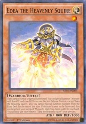 Edea the Heavenly Squire [SR01-EN003] Super Rare - Yu-Gi-Oh! - Card Brawlers | Quebec | Canada |