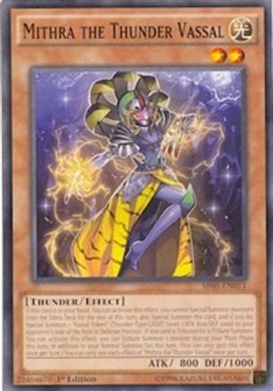 Mithra the Thunder Vassal [SR01-EN011] Common - Yu-Gi-Oh! - Card Brawlers | Quebec | Canada |