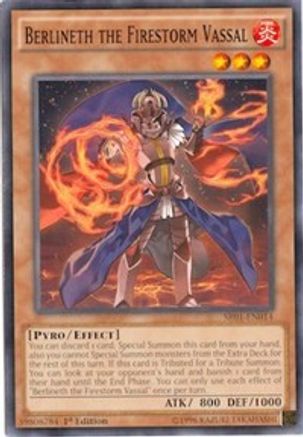 Berlineth the Firestorm Vassal [SR01-EN014] Common - Yu-Gi-Oh! - Card Brawlers | Quebec | Canada |