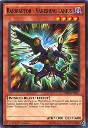Raidraptor - Vanishing Lanius [WIRA-EN016] Common - Yu-Gi-Oh! - Card Brawlers | Quebec | Canada |
