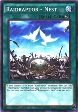 Raidraptor - Nest [WIRA-EN026] Common - Yu-Gi-Oh! - Card Brawlers | Quebec | Canada |