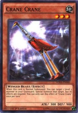 Crane Crane [WIRA-EN040] Common - Yu-Gi-Oh! - Card Brawlers | Quebec | Canada |