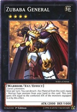 Zubaba General [WIRA-EN044] Common - Yu-Gi-Oh! - Card Brawlers | Quebec | Canada |
