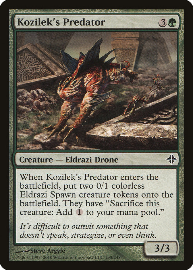Kozilek's Predator [Rise of the Eldrazi] - Magic: The Gathering - Card Brawlers | Quebec | Canada |
