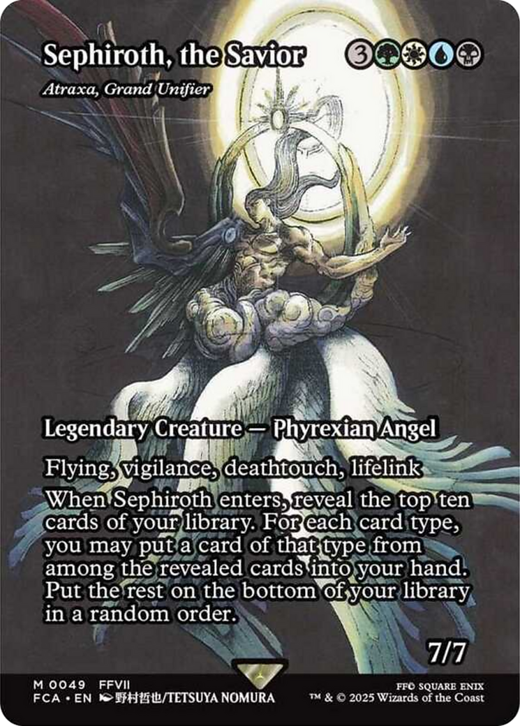 Sephiroth, the Savior - Atraxa, Grand Unifier (Showcase) [FINAL FANTASY : Through the Ages] - Magic: The Gathering - Card Brawlers | Quebec | Canada |