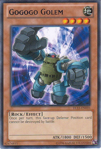 Gogogo Golem (Blue) [DL15-EN010] Rare - Yu-Gi-Oh! - Card Brawlers | Quebec | Canada |