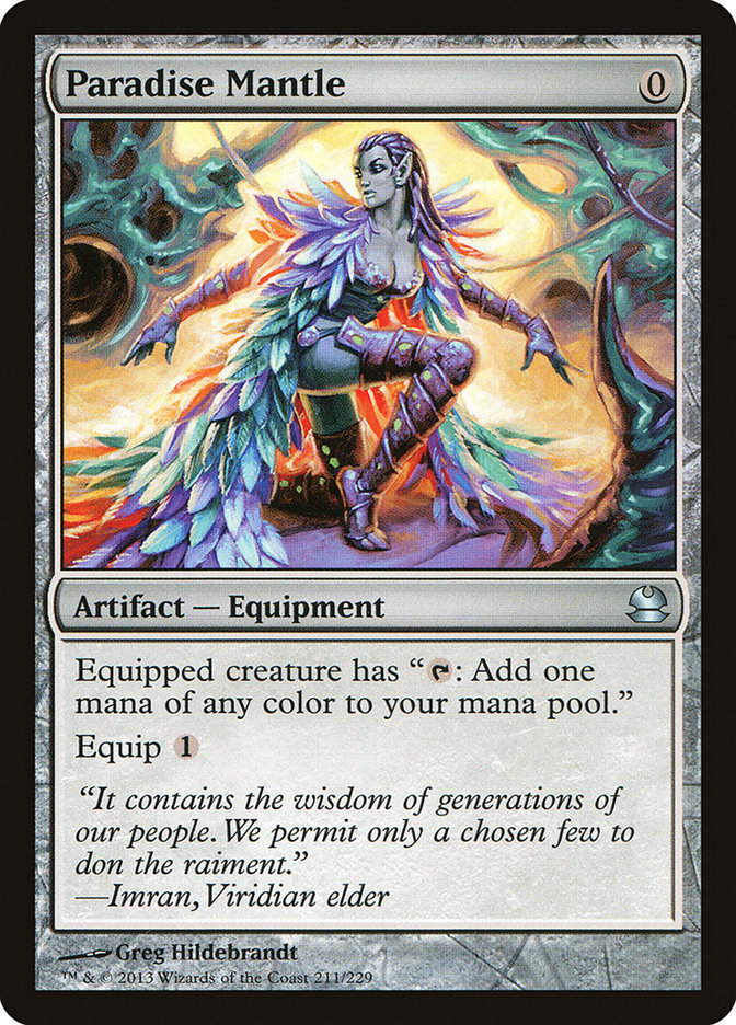 Paradise Mantle [Modern Masters] - Magic: The Gathering - Card Brawlers | Quebec | Canada |