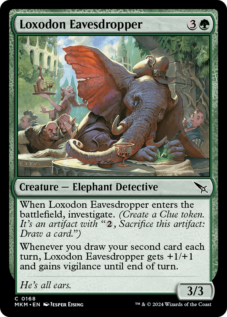 Loxodon Eavesdropper [Murders at Karlov Manor] - Magic: The Gathering - Card Brawlers | Quebec | Canada |