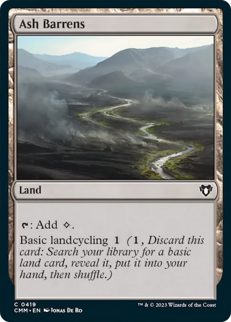 Ash Barrens [Commander Masters] - Magic: The Gathering - Card Brawlers | Quebec | Canada |