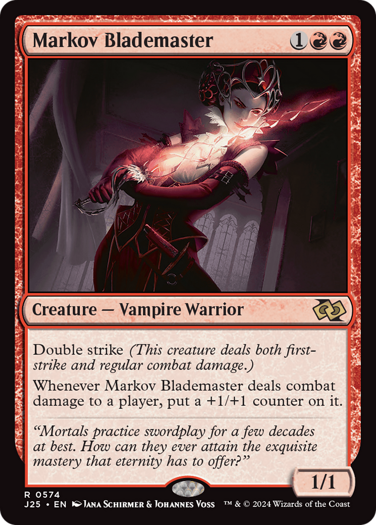 Markov Blademaster [Foundations Jumpstart] - Magic: The Gathering - Card Brawlers | Quebec | Canada |