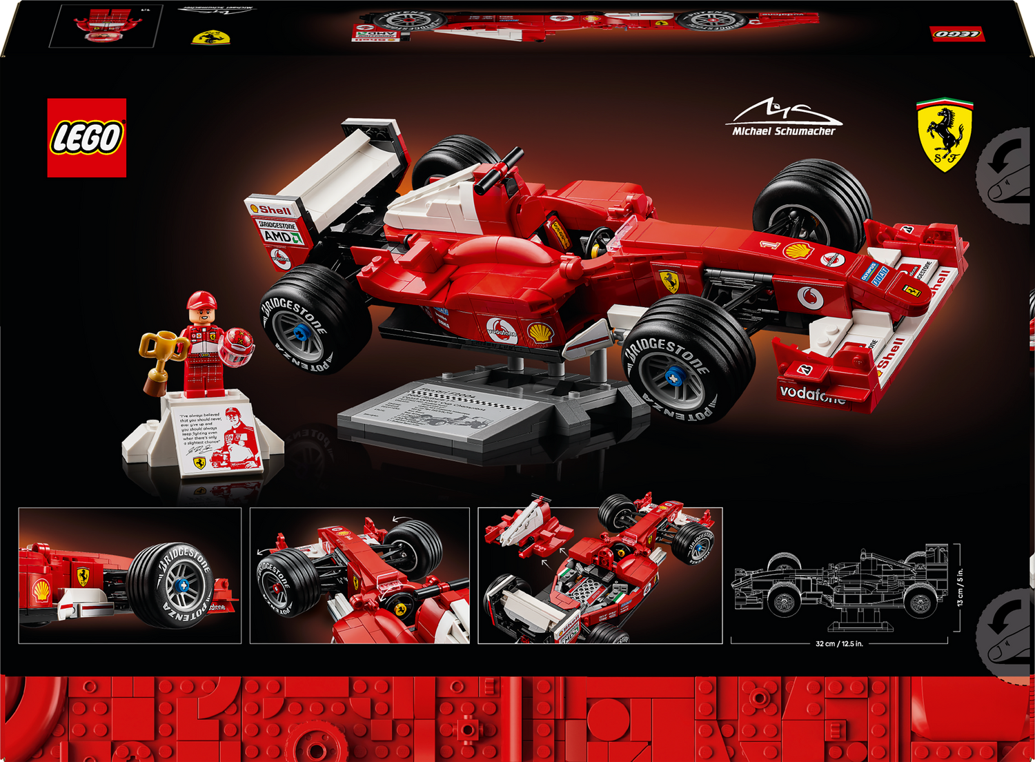 LEGO® - Ferrari F2004 & Michael Schumacher - Building Kit - 11375 - Lego - Card Brawlers | Quebec | Canada |