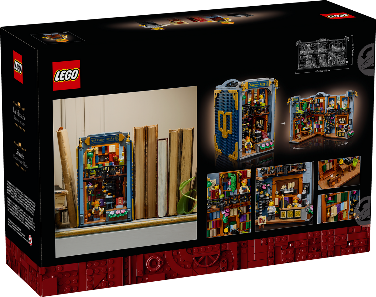 LEGO - Icons - Bookstore - Book Nook Kit - Building Kit - 11379