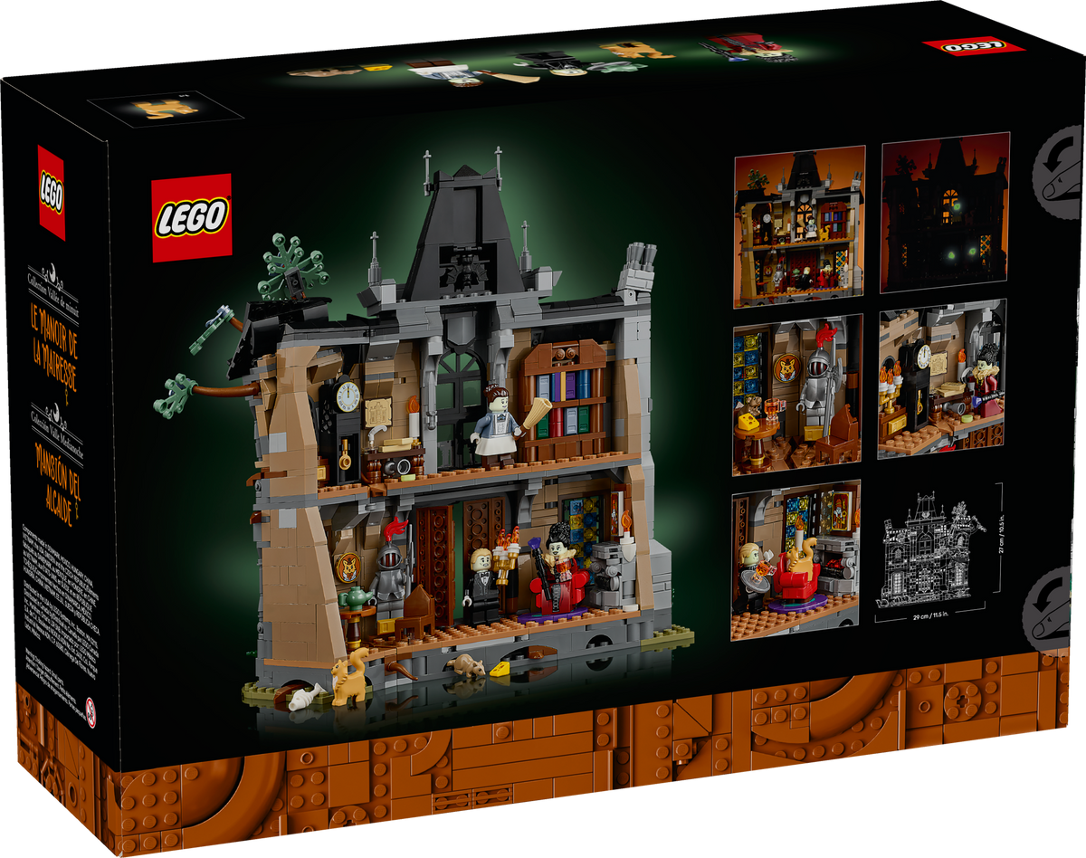 LEGO - Icons - Mayor Manor - Eerie Mansion Decor - Building Kit - 11383