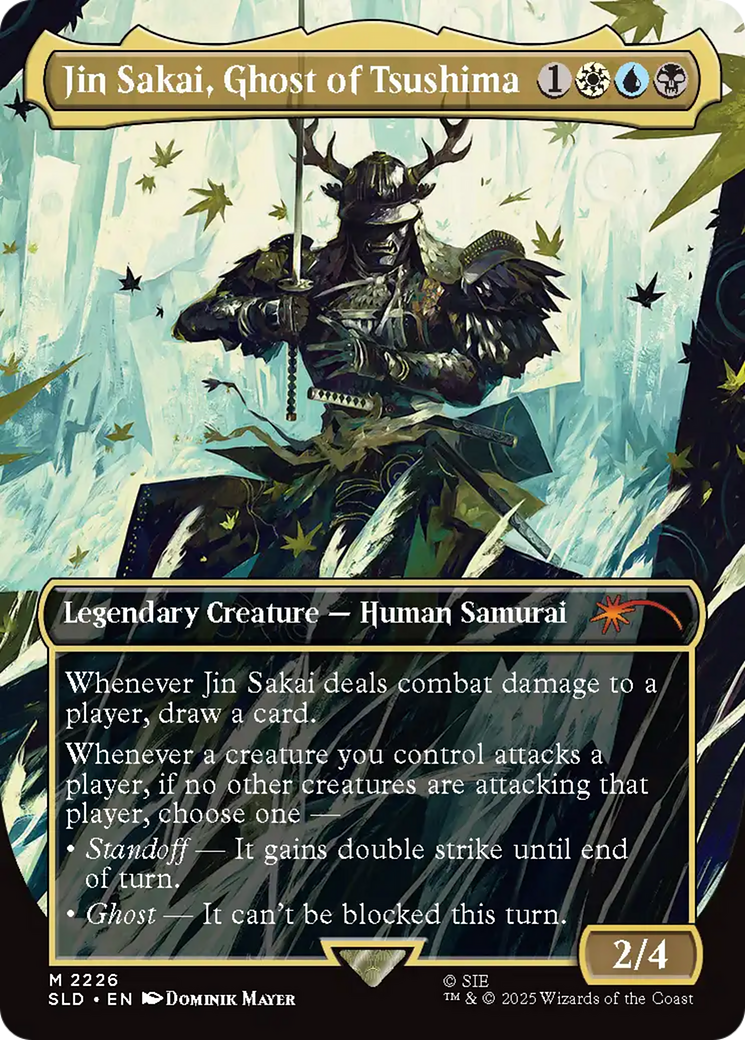Jin Sakai, Ghost of Tsushima [Secret Lair Drop Series] - Magic: The Gathering - Card Brawlers | Quebec | Canada |