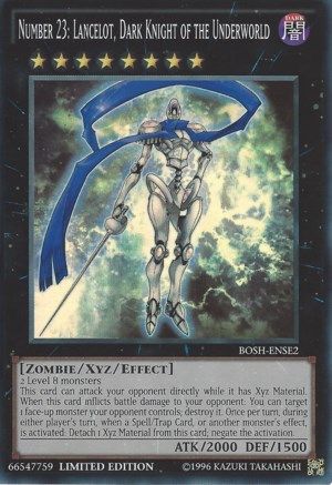 Number 23: Lancelot, Dark Knight of the Underworld [BOSH-ENSE2] Super Rare - Yu-Gi-Oh! - Card Brawlers | Quebec | Canada |