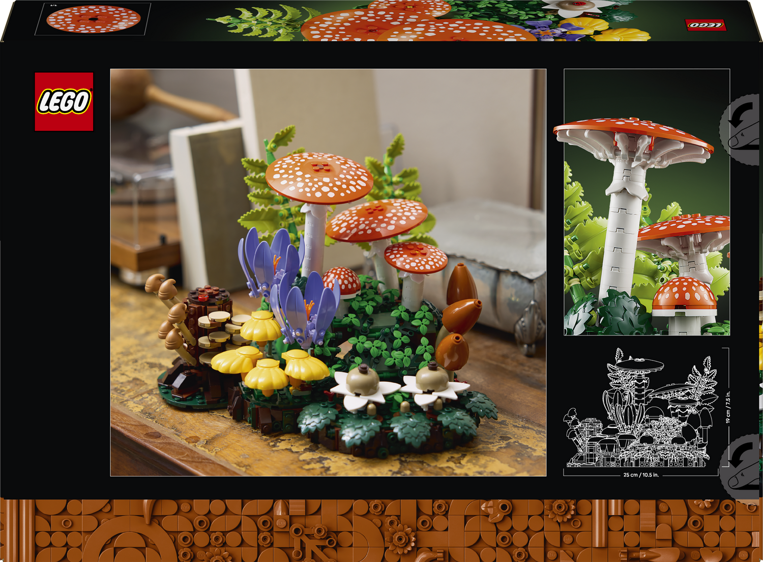 LEGO - Botanicals - Woodland Mushrooms - Building Kit - 11505