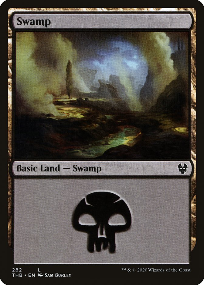 Swamp (282) [Theros Beyond Death] - Magic: The Gathering - Card Brawlers | Quebec | Canada |