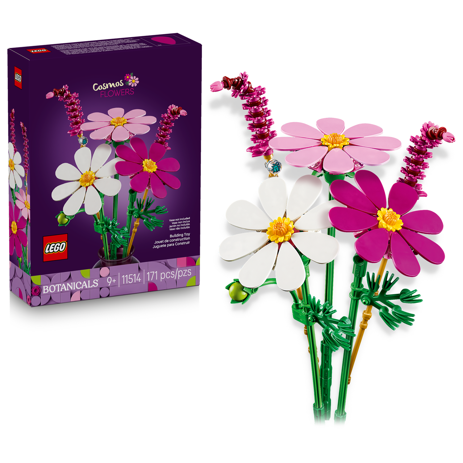 LEGO - Botanicals - Cosmos Flowers - Building Kit - 11514