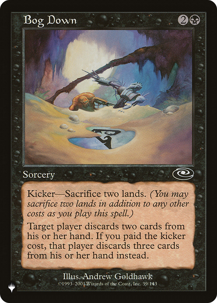 Bog Down [The List] - Magic: The Gathering - Card Brawlers | Quebec | Canada |