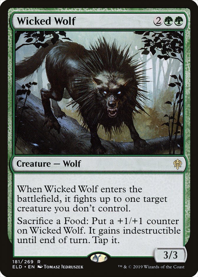 Wicked Wolf [Throne of Eldraine] - Magic: The Gathering - Card Brawlers | Quebec | Canada |