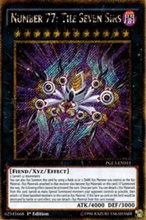 Number 77: The Seven Sins [PGL3-EN011] Gold Secret Rare - Yu-Gi-Oh! - Card Brawlers | Quebec | Canada |