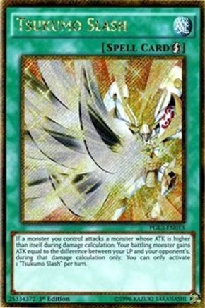 Tsukumo Slash [PGL3-EN013] Gold Secret Rare - Yu-Gi-Oh! - Card Brawlers | Quebec | Canada |