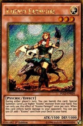 Kozmo Farmgirl [PGL3-EN024] Gold Secret Rare - Yu-Gi-Oh! - Card Brawlers | Quebec | Canada |