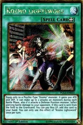 Kozmo Lightsword [PGL3-EN033] Gold Secret Rare - Yu-Gi-Oh! - Card Brawlers | Quebec | Canada |
