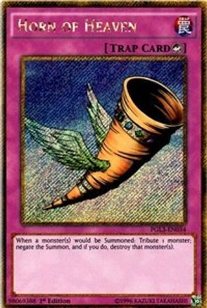 Horn of Heaven [PGL3-EN034] Gold Secret Rare - Yu-Gi-Oh! - Card Brawlers | Quebec | Canada |