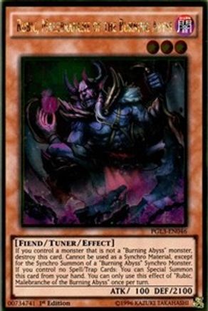 Rubic, Malebranche of the Burning Abyss [PGL3-EN046] Gold Rare - Yu-Gi-Oh! - Card Brawlers | Quebec | Canada |
