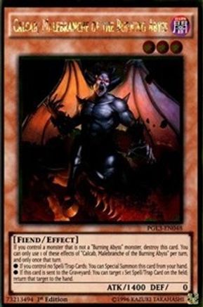 Calcab, Malebranche of the Burning Abyss [PGL3-EN048] Gold Rare - Yu-Gi-Oh! - Card Brawlers | Quebec | Canada |