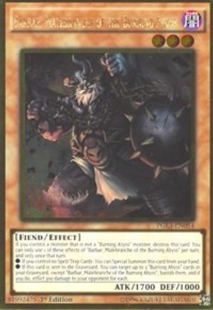 Barbar, Malebranche of the Burning Abyss [PGL3-EN054] Gold Rare - Yu-Gi-Oh! - Card Brawlers | Quebec | Canada |