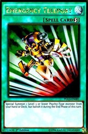 Emergency Teleport [PGL3-EN081] Gold Rare - Yu-Gi-Oh! - Card Brawlers | Quebec | Canada |