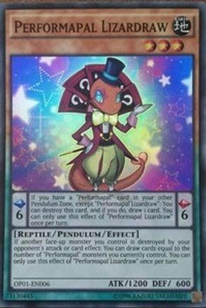 Performapal Lizardraw [OP01-EN006] Super Rare - Yu-Gi-Oh! - Card Brawlers | Quebec | Canada |