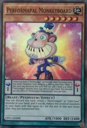 Performapal Monkeyboard [OP01-EN008] Super Rare - Yu-Gi-Oh! - Card Brawlers | Quebec | Canada |