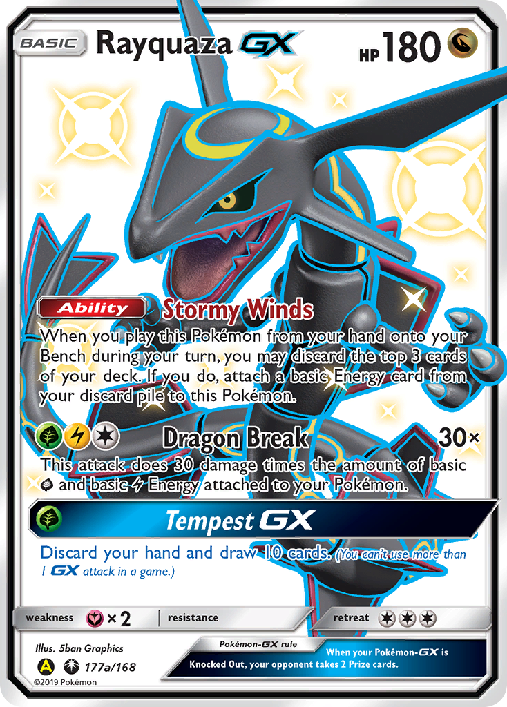 Rayquaza GX (177a/168) [Alternate Art Promos] - Pokémon - Card Brawlers | Quebec | Canada |