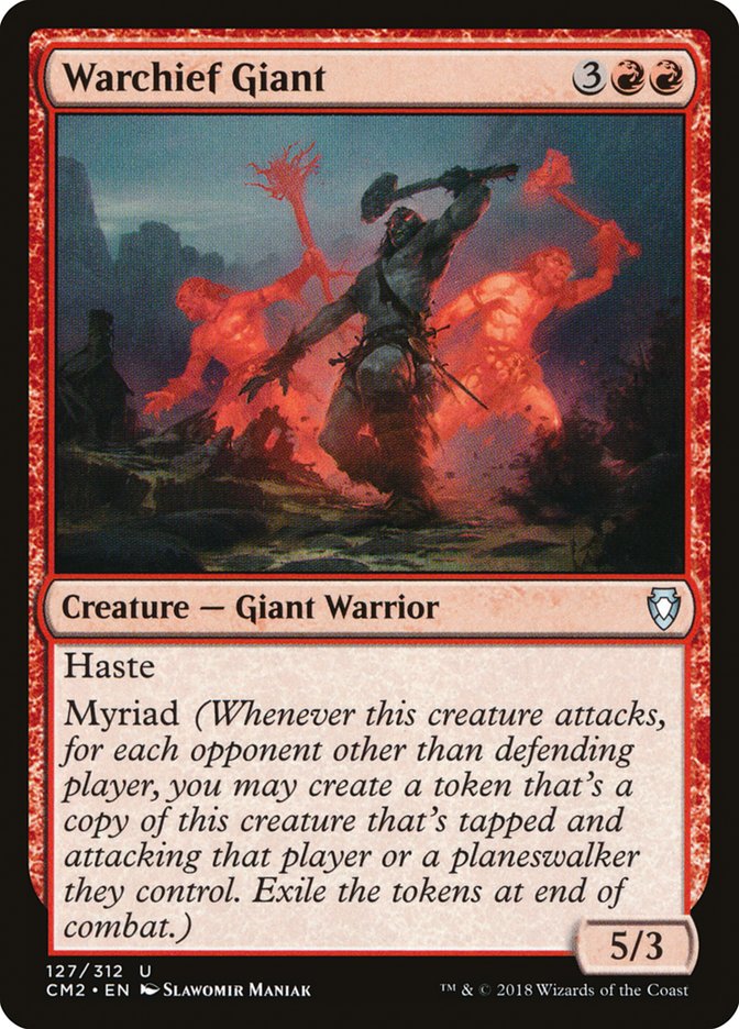 Warchief Giant [Commander Anthology Volume II] - Magic: The Gathering - Card Brawlers | Quebec | Canada |