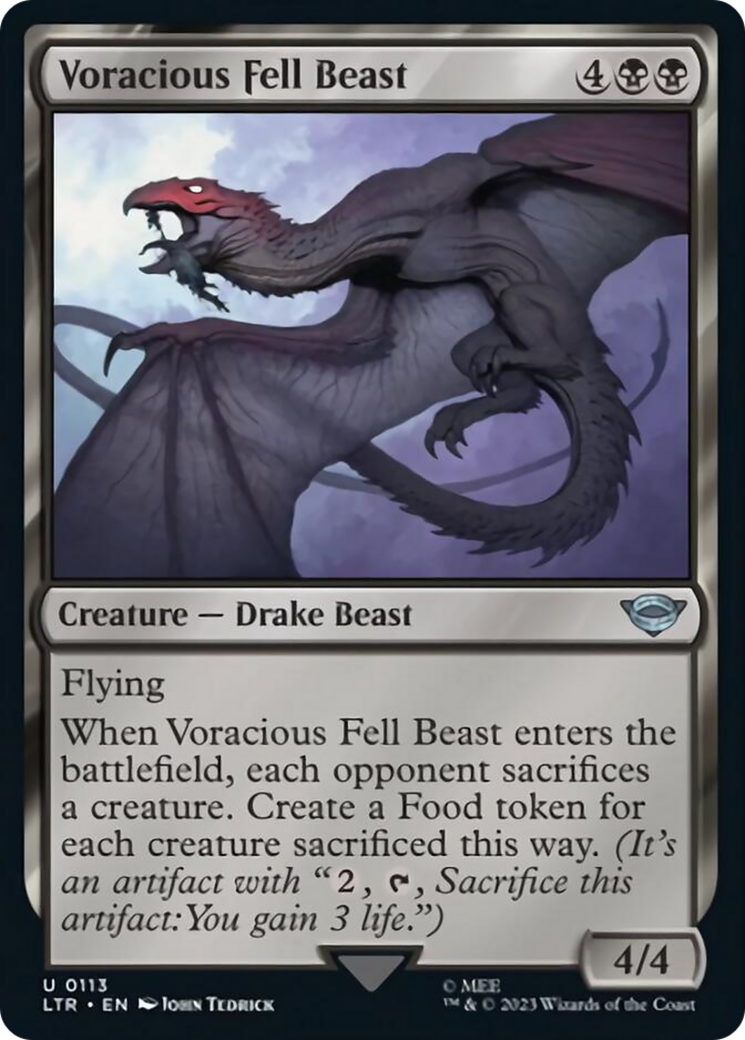 Voracious Fell Beast [The Lord of the Rings: Tales of Middle-Earth] - Magic: The Gathering - Card Brawlers | Quebec | Canada |