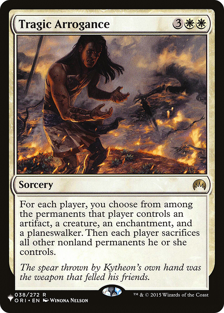 Tragic Arrogance [The List] - Magic: The Gathering - Card Brawlers | Quebec | Canada |