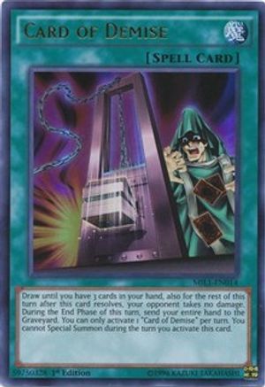 Card of Demise [MIL1-EN014] Ultra Rare - Yu-Gi-Oh! - Card Brawlers | Quebec | Canada |