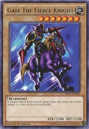 Gaia The Fierce Knight [MIL1-EN025] Rare - Yu-Gi-Oh! - Card Brawlers | Quebec | Canada |