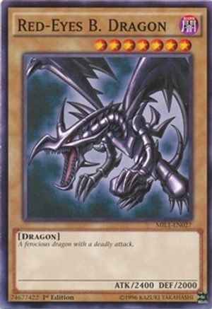 Red-Eyes B. Dragon [MIL1-EN027] Common - Yu-Gi-Oh! - Card Brawlers | Quebec | Canada |