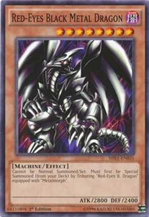 Red-Eyes Black Metal Dragon [MIL1-EN035] Common - Yu-Gi-Oh! - Card Brawlers | Quebec | Canada |