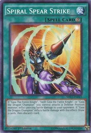 Spiral Spear Strike [MIL1-EN043] Common - Yu-Gi-Oh! - Card Brawlers | Quebec | Canada |