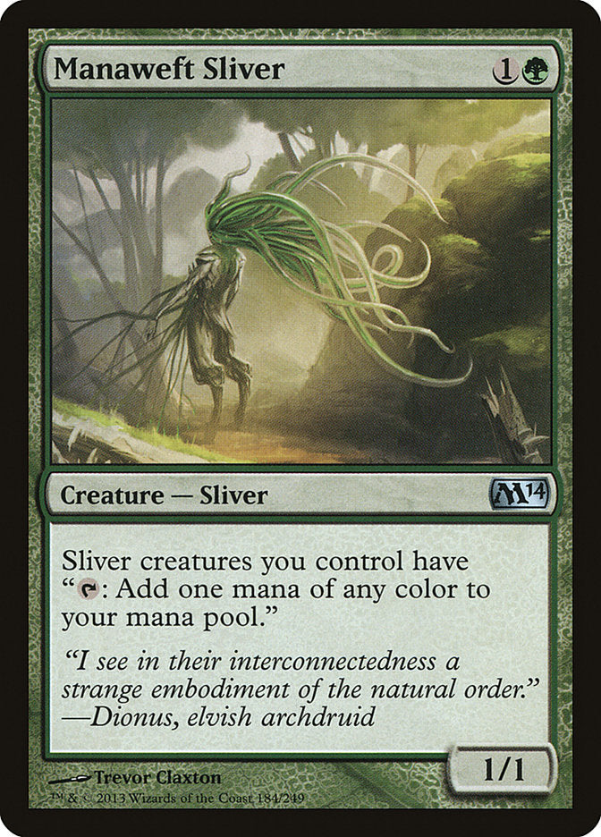 Manaweft Sliver [Magic 2014] - Magic: The Gathering - Card Brawlers | Quebec | Canada |
