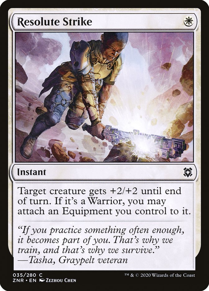 Resolute Strike [Zendikar Rising] - Magic: The Gathering - Card Brawlers | Quebec | Canada |