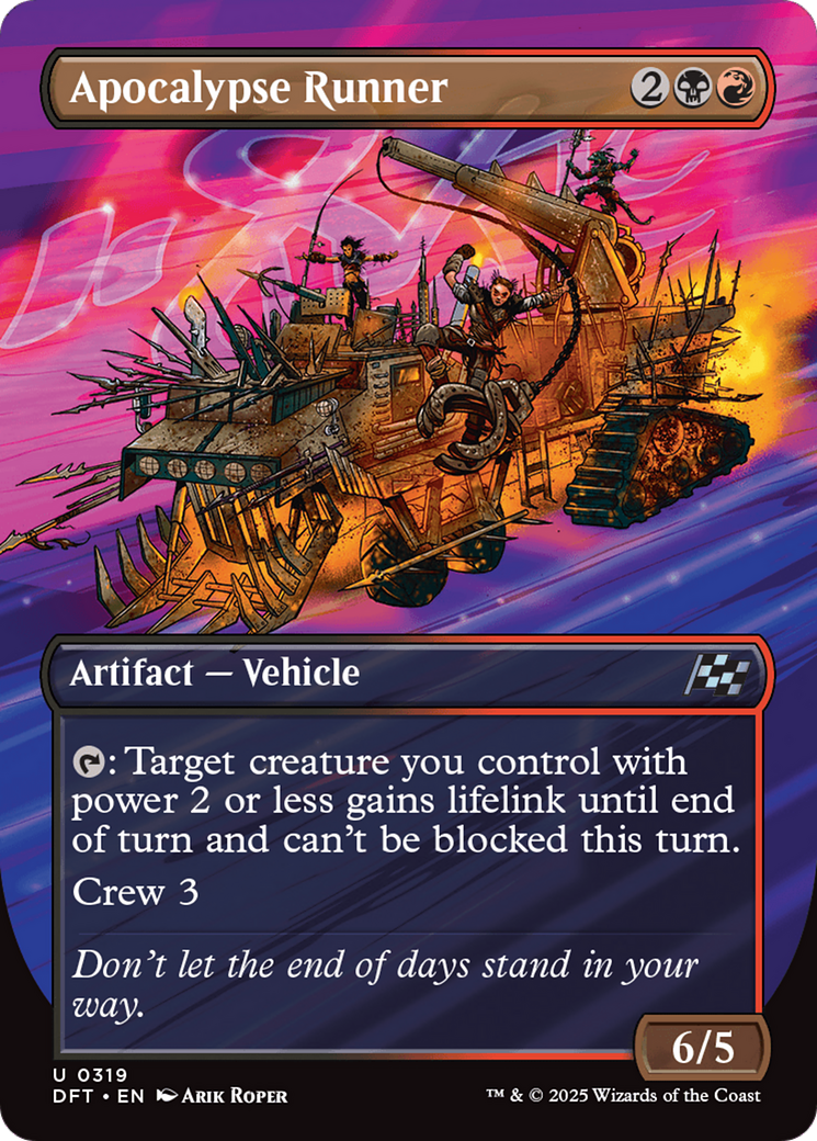 Apocalypse Runner (Borderless) [Aetherdrift] - Magic: The Gathering - Card Brawlers | Quebec | Canada |