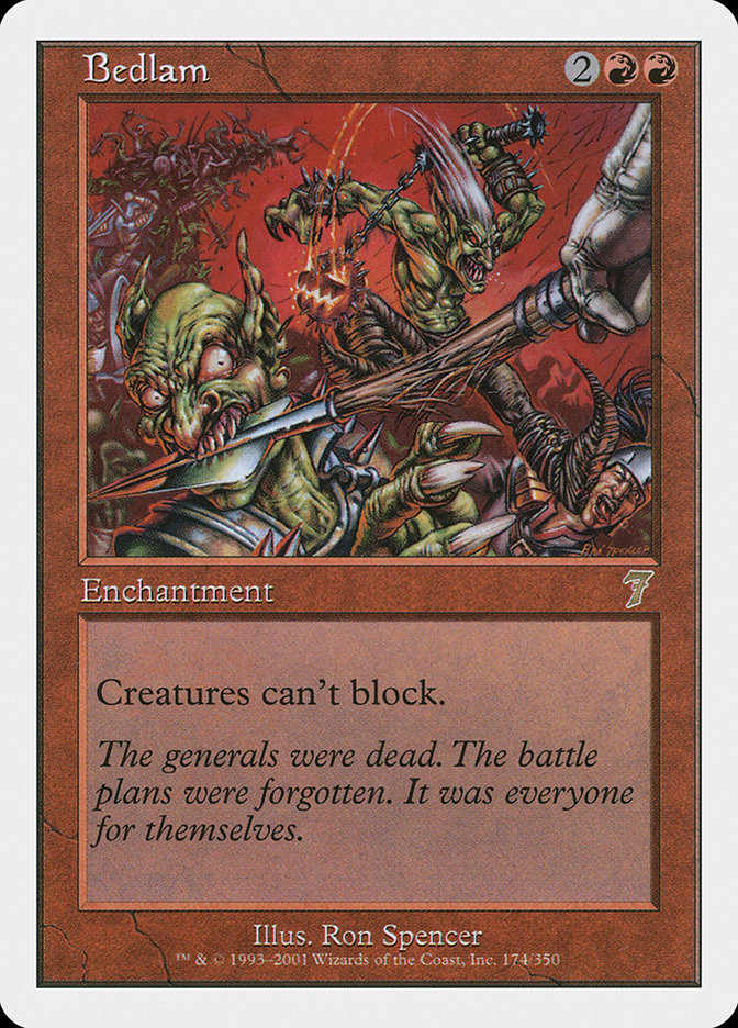 Bedlam [Seventh Edition] - Magic: The Gathering - Card Brawlers | Quebec | Canada |