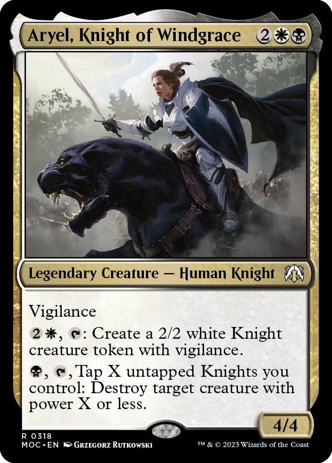 Aryel, Knight of Windgrace [March of the Machine Commander] - Magic: The Gathering - Card Brawlers | Quebec | Canada |